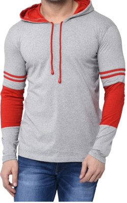 JOLSTER Full Sleeve Color Block Men Sweatshirt