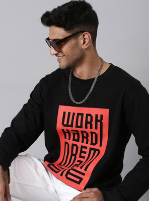 LEWEL Full Sleeve Printed Men Sweatshirt