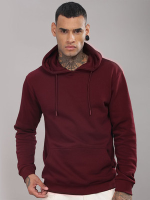 R CREATIONS Full Sleeve Solid Men Sweatshirt