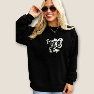 HouseOfCommon Full Sleeve Solid Women Sweatshirt