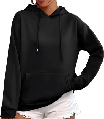 Bliez Full Sleeve Solid Women Sweatshirt