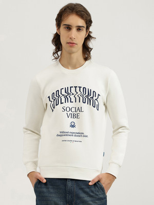 United Colors of Benetton Full Sleeve Graphic Print Men Sweatshirt