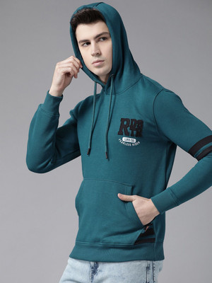 Roadster Full Sleeve Applique Men Reversible Sweatshirt