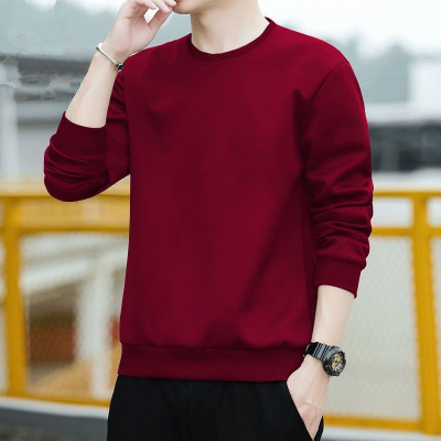 deslizar Full Sleeve Solid Men Sweatshirt
