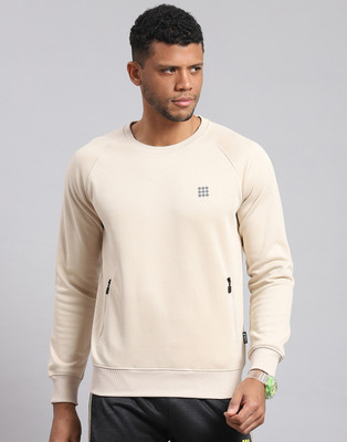 Rock.it Full Sleeve Solid Men Sweatshirt