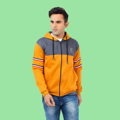 WEATHER CHANGER Full Sleeve Color Block Men Sweatshirt