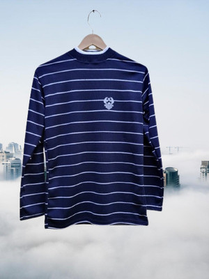Tiki Tees Febs Full Sleeve Striped Men Sweatshirt
