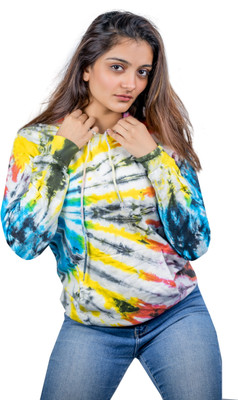 HueCoast Full Sleeve Dyed Women Sweatshirt