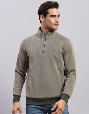 MONTE CARLO Full Sleeve Self Design Men Sweatshirt