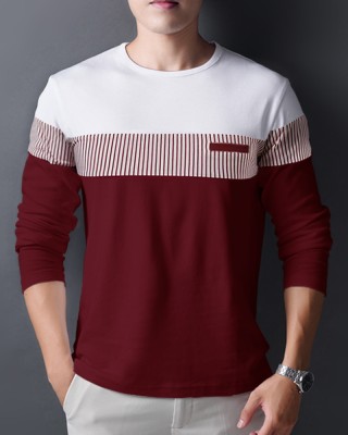 EyeBogler Full Sleeve Color Block Men Sweatshirt