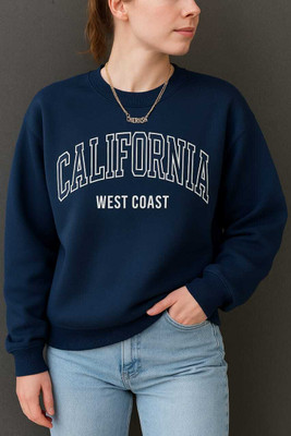 ACTLIVE Full Sleeve Printed Women Sweatshirt