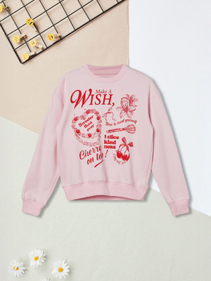 MAX Full Sleeve Printed Girls Sweatshirt