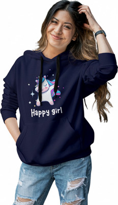 EZCLOTHING Full Sleeve Graphic Print Women Sweatshirt