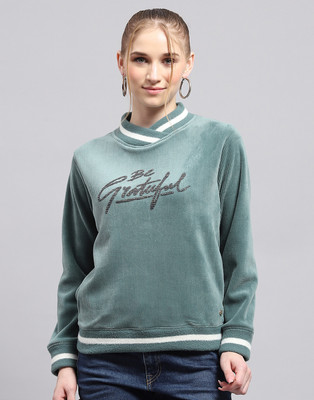 MONTE CARLO Full Sleeve Printed Women Sweatshirt