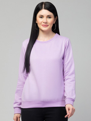 Bokaro Full Sleeve Solid Women Sweatshirt