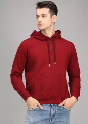 Stem Rope Full Sleeve Solid Men Sweatshirt