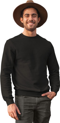 BIANCISTELLE Full Sleeve Solid Men Sweatshirt