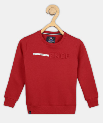 MONTE CARLO Full Sleeve Printed Boys Sweatshirt