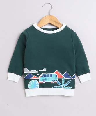 BUMZEE Full Sleeve Printed Baby Boys Sweatshirt