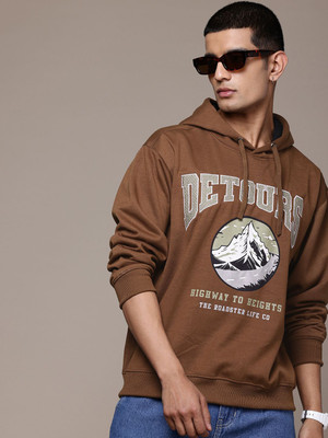 Roadster Full Sleeve Embroidered Men Sweatshirt