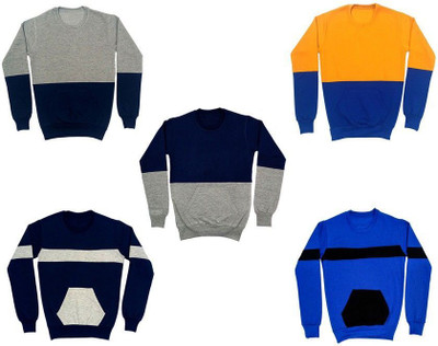AE Trends Full Sleeve Solid Boys Sweatshirt