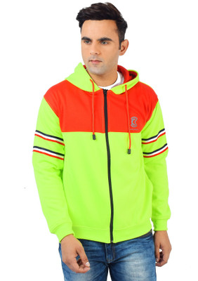 WEATHER CHANGER Full Sleeve Color Block Men Sweatshirt
