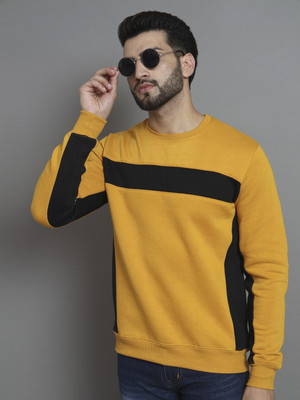 EMERALD Full Sleeve Color Block Men Sweatshirt