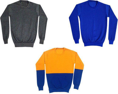 AE Trends Full Sleeve Solid Boys Sweatshirt