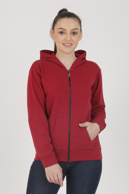 Ddaspration Full Sleeve Solid Women Sweatshirt