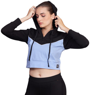 Laasa Sports Full Sleeve Solid Women Sweatshirt