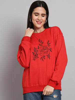 OBAAN Full Sleeve Printed Women Sweatshirt