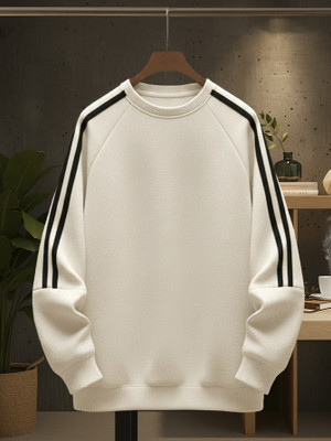 FashionAndYOUTH Full Sleeve Striped Men Sweatshirt