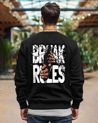 FastColors Full Sleeve Graphic Print Men Sweatshirt