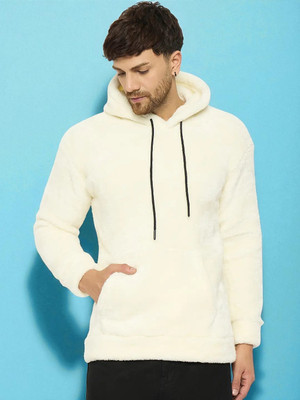 AEMA Full Sleeve Self Design, Solid Men Sweatshirt