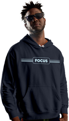 Fighterhero Full Sleeve Solid, Striped Men Sweatshirt