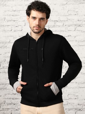 NOBERO Full Sleeve Solid Men Sweatshirt