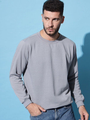 IMSA MODA Full Sleeve Solid Men Sweatshirt