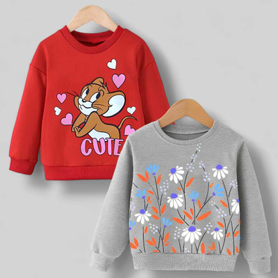 Mimmy Kids Full Sleeve Printed Baby Boys & Baby Girls Sweatshirt