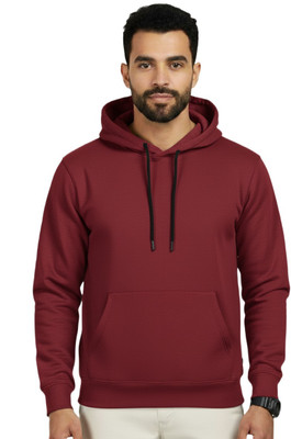 GAINELL Full Sleeve Solid Men Sweatshirt