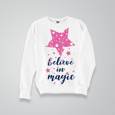 Berry Joy Full Sleeve Printed Girls Sweatshirt