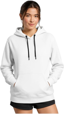 Pwexz Full Sleeve Solid Women Sweatshirt