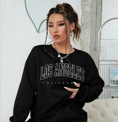 Detour Full Sleeve Printed Women Sweatshirt