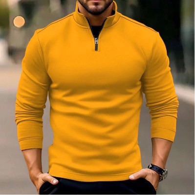 HouseOfCommon Full Sleeve Solid Men Sweatshirt