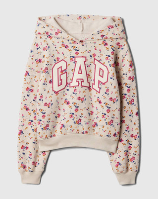GAP Full Sleeve Floral Print Girls Sweatshirt