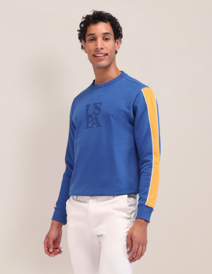 U.S. POLO ASSN. Full Sleeve Graphic Print Men Sweatshirt