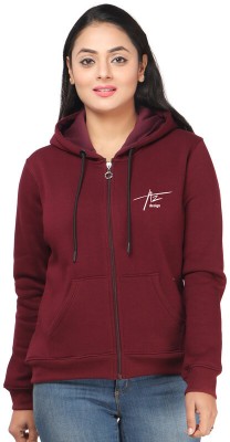 AZF Full Sleeve Solid Women Sweatshirt