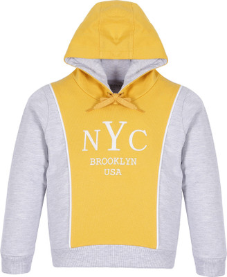 Plum Tree Full Sleeve Color Block Girls Sweatshirt