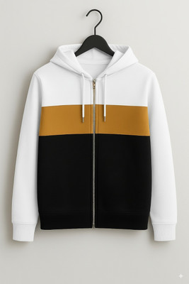 Try This Full Sleeve Color Block Men Sweatshirt