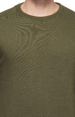 I KING Full Sleeve Solid Men Reversible Sweatshirt