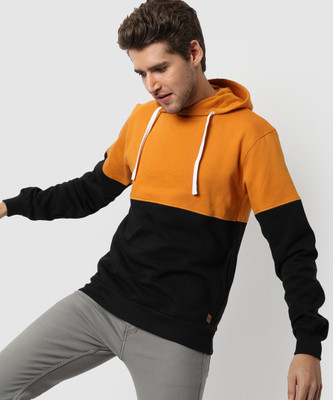 CAMPUS SUTRA Full Sleeve Color Block Men Sweatshirt